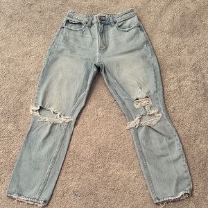 Abercrombie & Fitch Curve Love Jeans The Mom High Rise